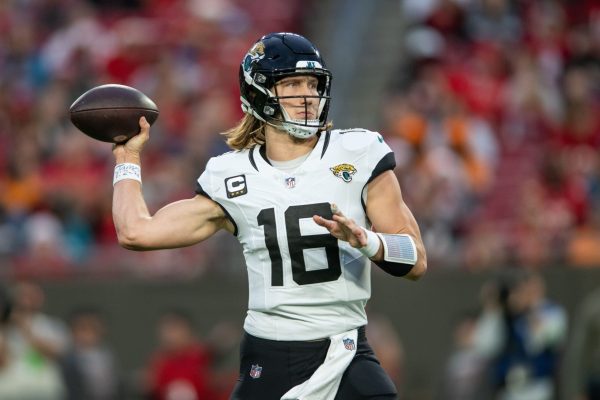 2024 NFL Fifth-Year Option Update: Analysis of Eligible Players, Contract Details, and Mechanism Explained Dec 24, 2023; Tampa, Florida, USA; Jacksonville Jaguars quarterback Trevor Lawrence (16) throws the ball against the Tampa Bay Buccaneers in the second quarter at Raymond James Stadium. Mandatory Credit: Jeremy Reper-USA TODAY Sports