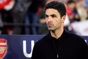Arsenal Manager Mikel Arteta Champions League