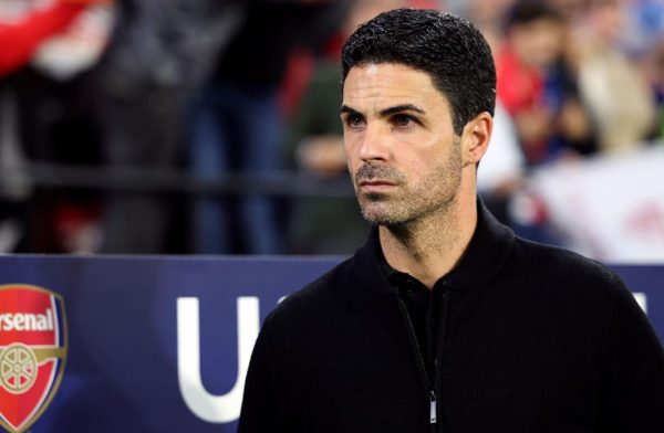 Arsenal Manager Mikel Arteta Champions League