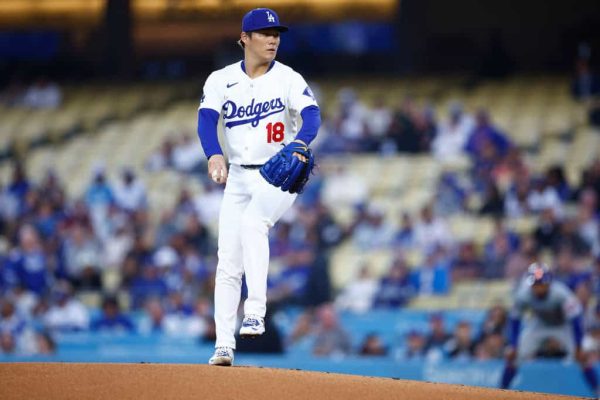 Analyst Breaks Down Yoshinobu Yamamoto’s Performance Issues in Plain Terms Yoshinobu Yamamoto #18 of the Los Angeles Dodgers at Dodger Stadium on April 19, 2024 in Los Angeles, California.