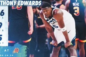 Anthony Edwards: "I just want to kill everything in front of me"