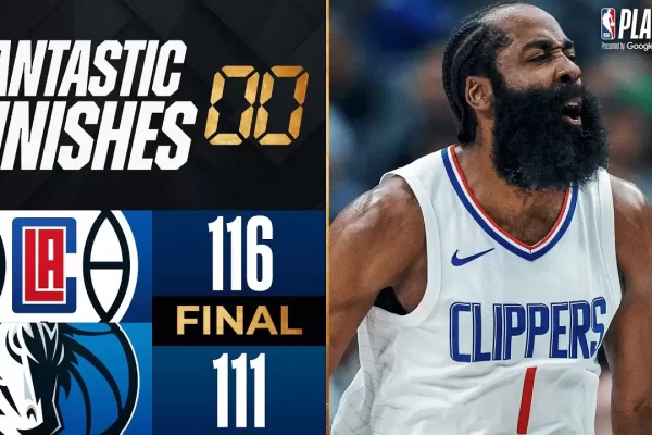 George, Harden combine for 66 points as Clippers rally to tie series against Mavericks