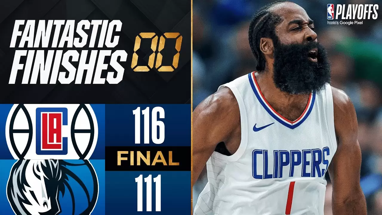 George, Harden combine for 66 points as Clippers rally to tie series against Mavericks