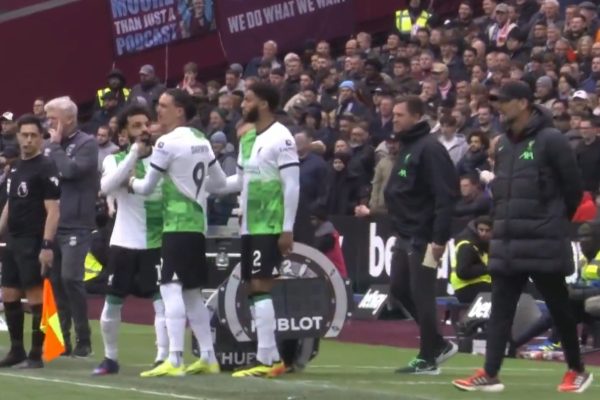 Mohamed Salah and Jurgen Klopp's very heated argument