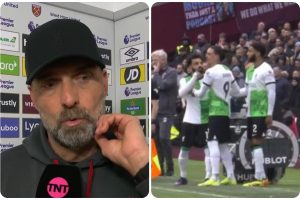 Jurgen Klopp comments on heated Mohamed Salah exchange
