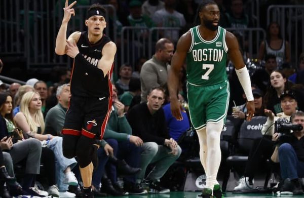 Miami connects on 23 three-pointers in dominant Game 2 victory over Celtics Heat vs. Celtics pic