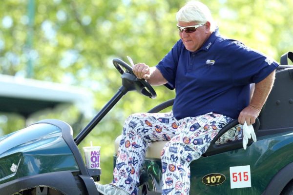 Pro golfer John Daly shares valuable insights on key areas for golf improvement John Daly on cart