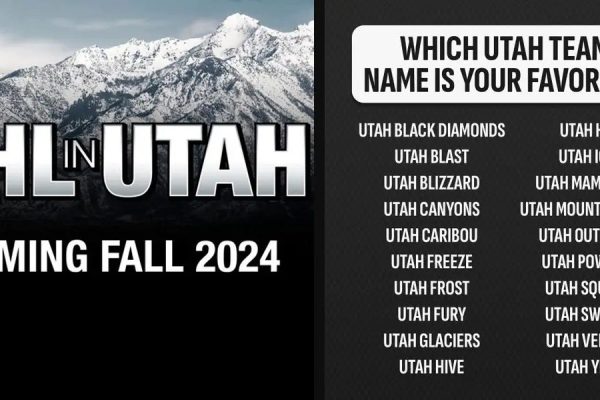NHL's Utah Club Reveals List for Potential Team Names