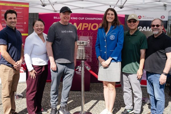 Momentum grows for Pacific Tennis Centre project as Rebecca Marino hosts BJK Cup trophy in home province of British Columbia