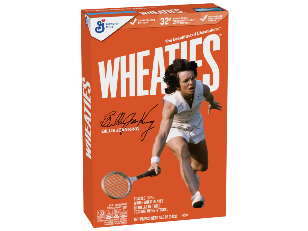 Billie Jean King Graces Iconic Orange Wheaties Box