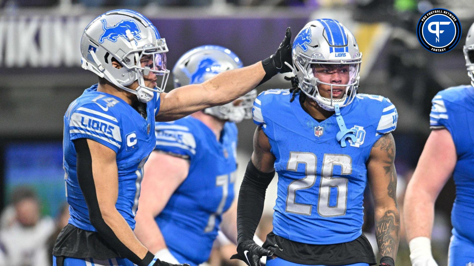 Jahmyr Gibbs Amon-Ra St. Brown Detroit Lions Depth Chart and Fantasy Preview