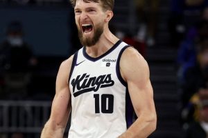 Sacramento Kings Domantas Sabonis Leads NBA in Total Rebounds, RPG, & Triple-Doubles