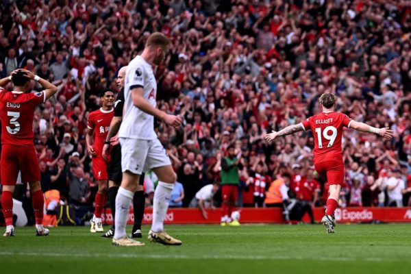 Liverpool Star Harvey Elliott Scored Against Tottenham