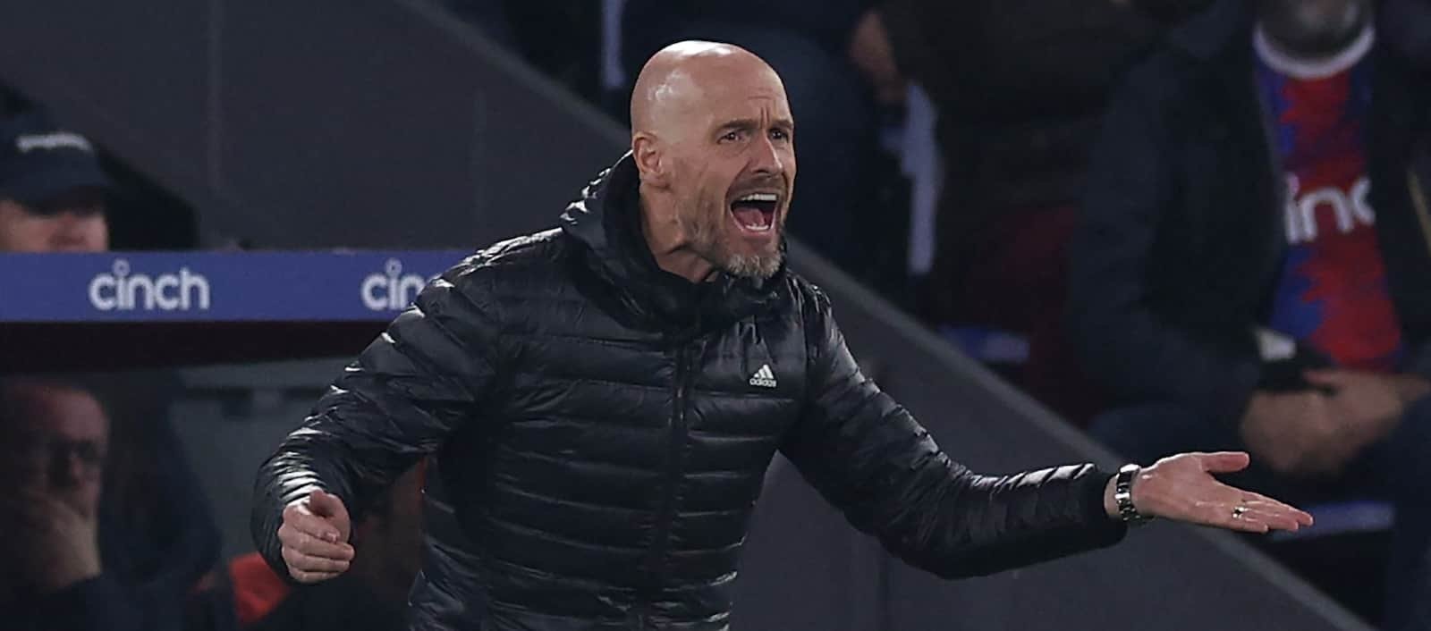 Erik ten Hag ludicrously claims Man United's embarrassing loss vs. Crystal Palace was out the blue - Man United News And Transfer News