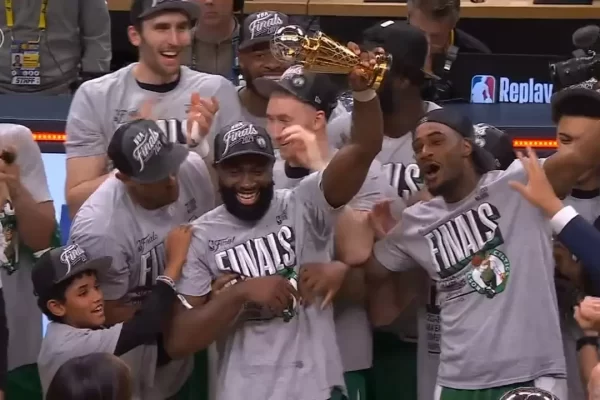 Jaylen Brown on winning ECF MVP: "I wasn’t expecting it at all. I ain't never win sh*t"