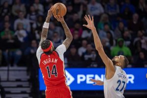 Brandon Ingram, New Orleans Pelicans. Rudy Gobert, Minnesota Timberwolves.