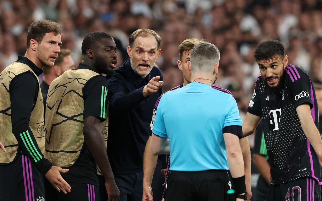 Thomas Tuchel criticizes officials for controversial decision to disallow late Bayern Munich goal