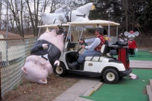 WATCH: Someone has set golf cart fails compilation to the Masters theme and it is majestic