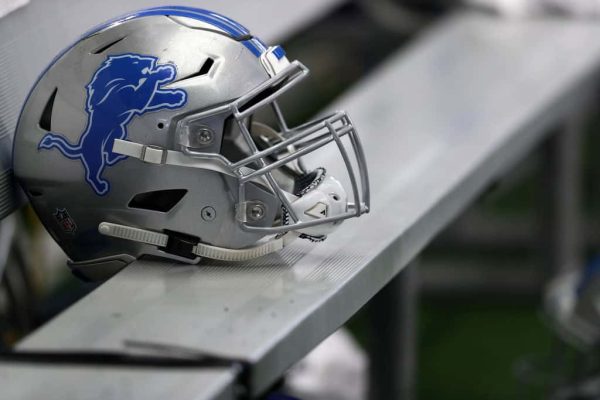 Report: Lions Allegedly Broke NFL Regulations A Detroit Lions helmet at AT&T Stadium on September 30, 2018 in Arlington, Texas.