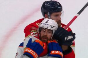 Oilers Beaten Up and Beaten in 4-1 Loss to Panthers in Game 2
