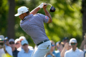 WATCH: Bryson DeChambeau pulls off incredible recovery with chip in for birdie