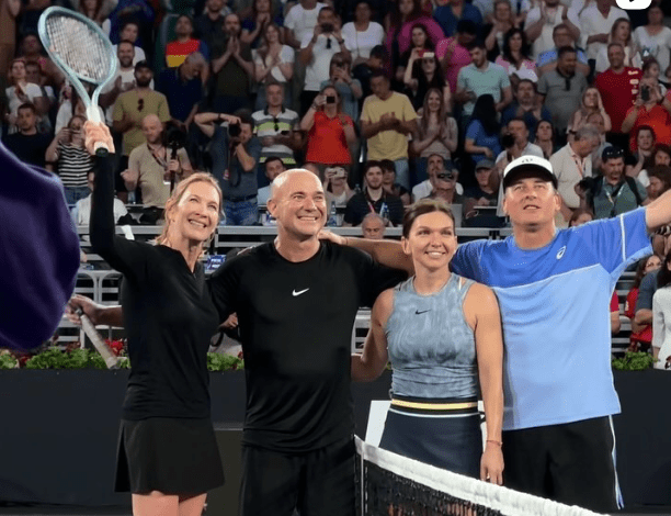 Cluj | Halep takes on Graf and Agassi in special event in Romania