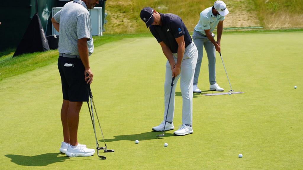 Jordan Spieth is testing Scotty Cameron prototype putters