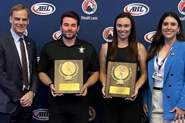 Cahill, Molina named winners of AHL business awards | TheAHL.com