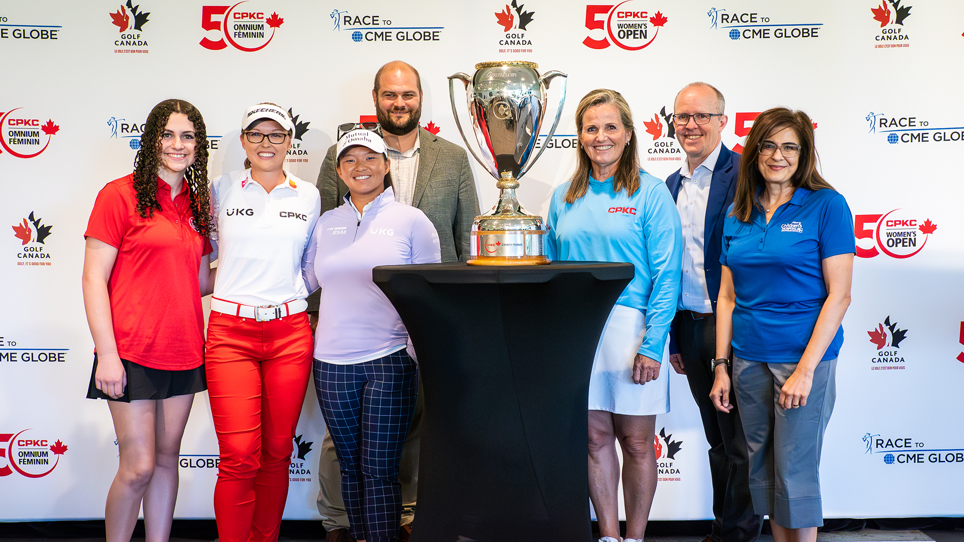 Lorie Kane, Brooke Henderson, Megan Khang