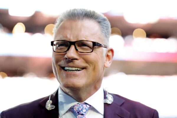 Howie Long Unveils His Game Check From the 1980s Fox Sports announcer Howie Long looks on before Super Bowl LVII between the Kansas City Chiefs and the Philadelphia Eagles at State Farm Stadium on February 12, 2023 in Glendale, Arizona.