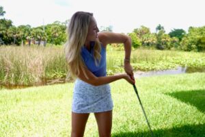 How to stop ‘chicken winging’ your swing