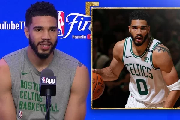 Jayson Tatum on Jason Kidd's remark about Jaylen Brown: "People try to drive a wedge between us"