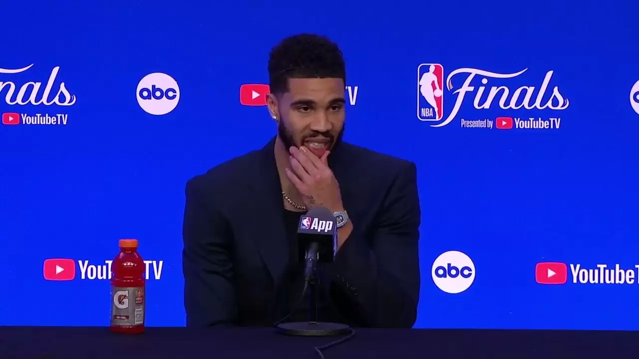 Jayson Tatum: "It's surreal being in the Finals"