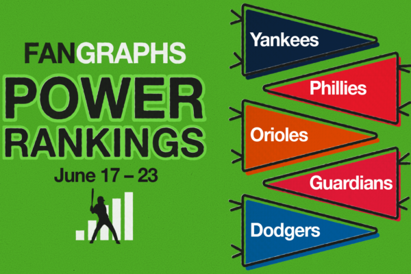 June 17-23 Professional Baseball Power Rankings from FanGraphs FanGraphs Power Rankings: June 17–23