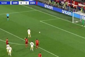 Kai Havertz slots home from the spot after Joachim Andersen nightmare