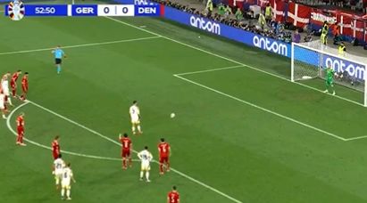Kai Havertz scores confidently from the penalty spot following a mistake by Joachim Andersen Kai Havertz slots home from the spot after Joachim Andersen nightmare