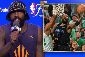 Kyrie Irving: "Engaging with fans here in Boston is always fun"