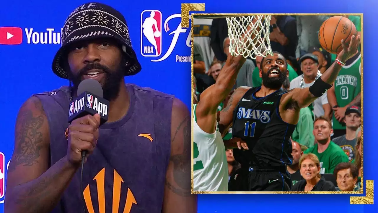 Kyrie Irving: "Engaging with fans here in Boston is always fun"