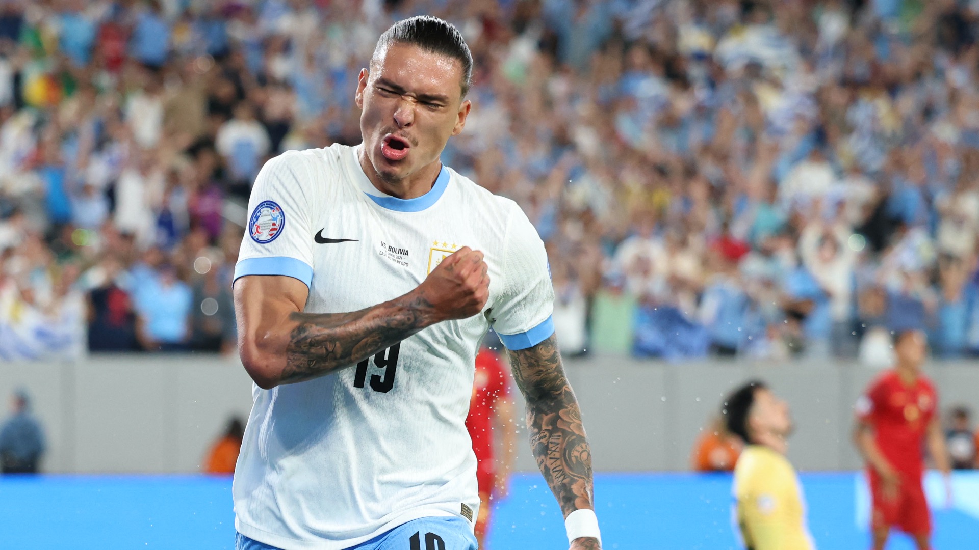 Video: Liverpool goal scoring ace continues impressive form for Uruguay with stunning goal against Bolivia