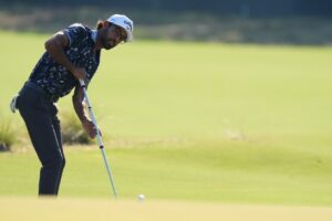 Akshay Bhatia contending just 90 miles from home