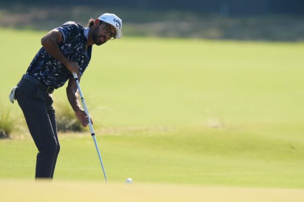 Akshay Bhatia contending just 90 miles from home