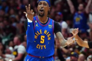 Nuggets Kentavious Caldwell-Pope on LeBron James, Nikola Jokic comparison - Bron can jump higher