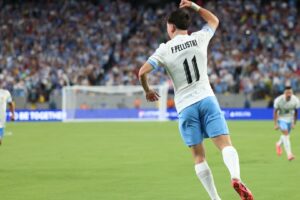 Man Utd Star Joins Elite Ranks After Scoring for Uruguay Against Bolivia