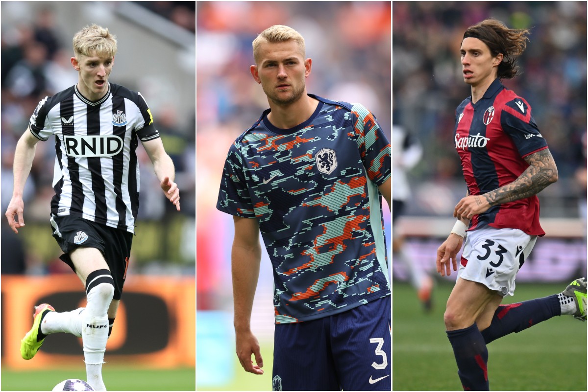 De Ligt Man United, Calafiori Arsenal
