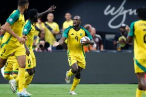 West Ham's Michail Antonio scores Jamaica's first Copa América goal
