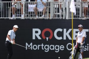 Miles Russell is at the PGA Tour’s Rocket Mortgage Classic