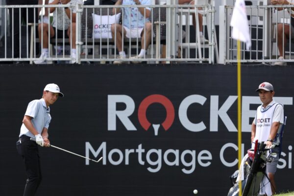 Miles Russell is at the PGA Tour’s Rocket Mortgage Classic
