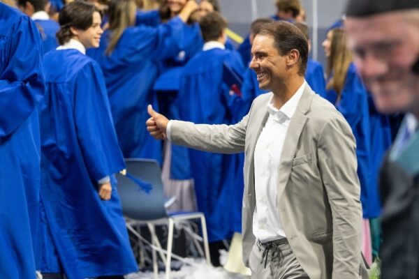 Nadal Salutes Graduating Class of Rafa Nadal Academy
