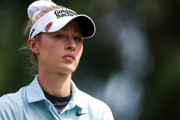 Nelly Korda’s improbable fall leads missed cut at KPMG Women’s PGA