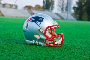 New England patriots helmet